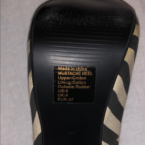 Too Fast Mustache Stiletto Heels - Picture 8 of 8